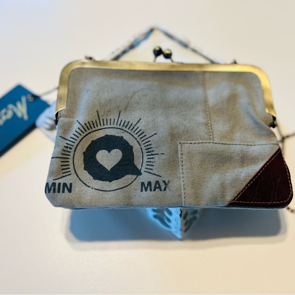 Mona B canvas bag NWT